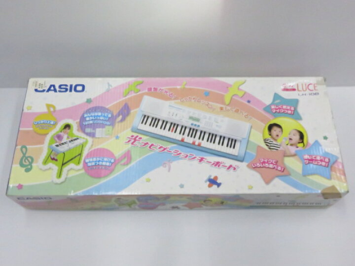 楽天市場】カシオ 光ナビ ルーチェ キーボード LK-108 ○YR-12516 