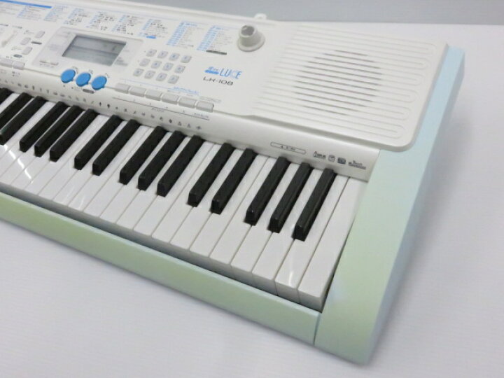 楽天市場】カシオ 光ナビ ルーチェ キーボード LK-108 ○YR-12516 