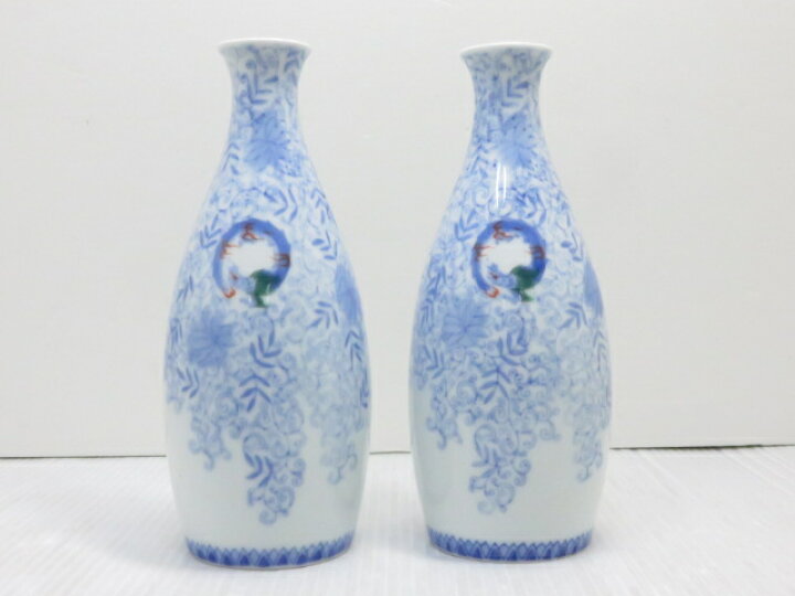 楽天市場】【未使用展示品】 深川製磁 竜鳳凰唐草 大酒器揃 徳利2本 盃 