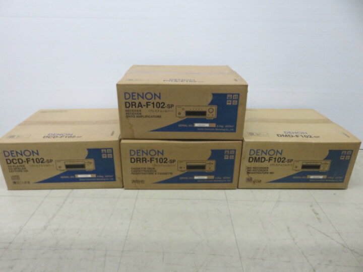 楽天市場】【中古未使用品】DENON デノン アンプセット DMD-F102 DRR 