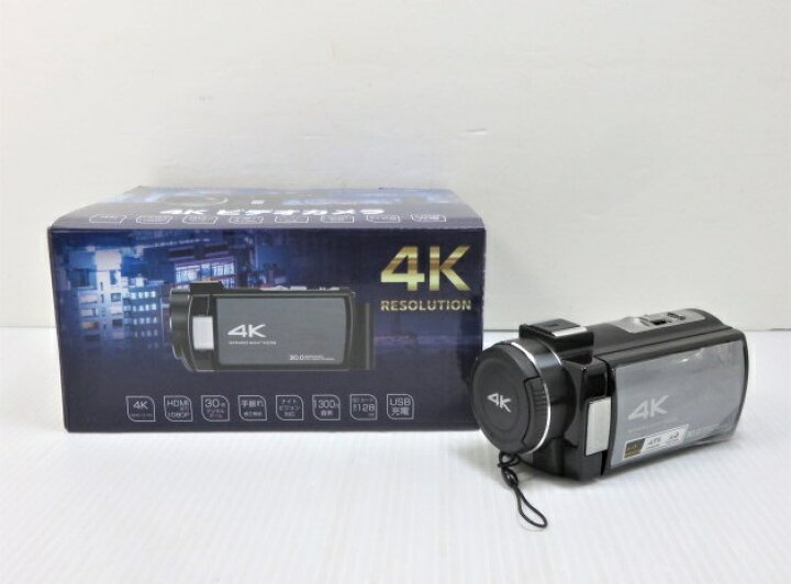 楽天市場】【中古品】 KEIYO 4K ビデオカメラ 小型軽量 コンパクト  