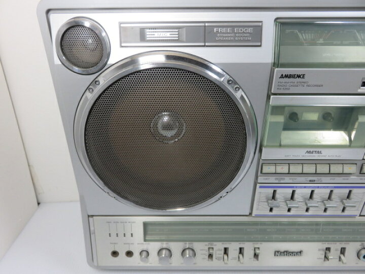 楽天市場】【中古品】ナショナル パナソニック ラジカセ RX-5350 希少National 大型ラジカセ RX-5350 中古スピーカー良好