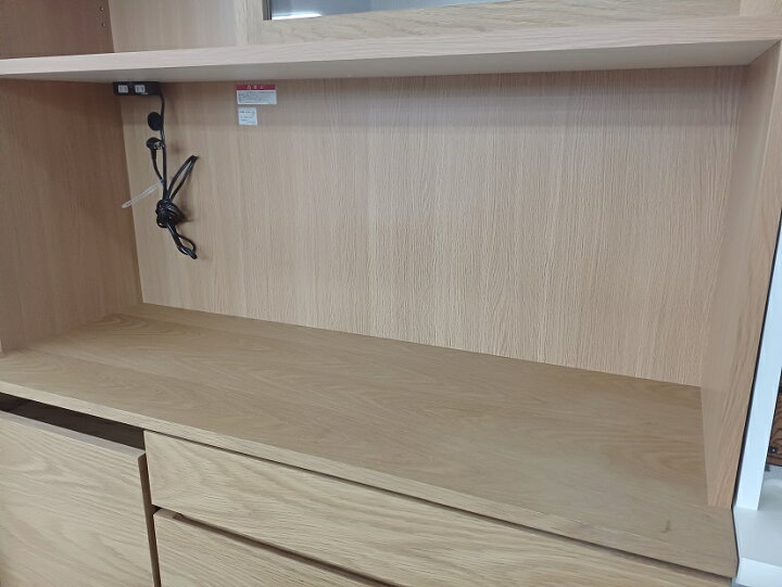 楽天市場】【中古品】MUJI 無印良品 木製カップボード 幅120cm オーク 
