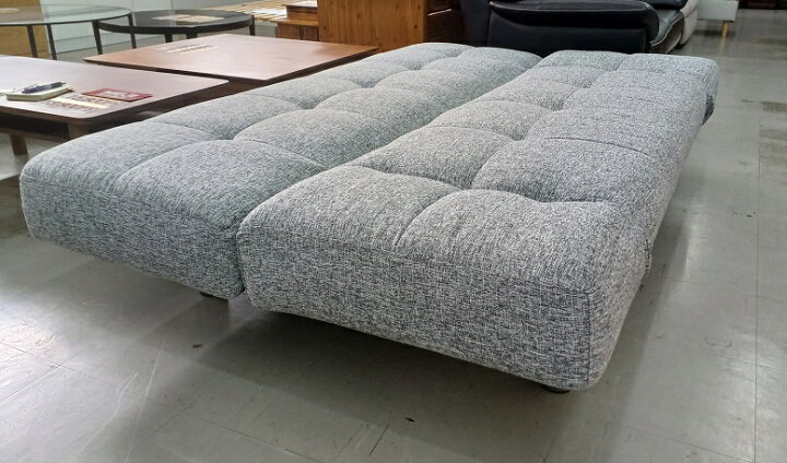 楽天市場】【中古品】ニトリ 布張りソファベッド マークスAM グレー 