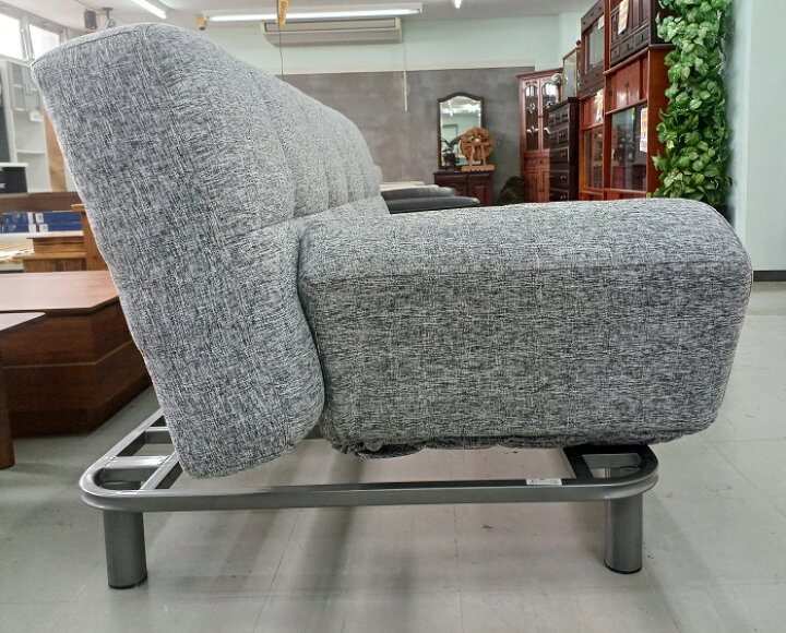 楽天市場】【中古品】ニトリ 布張りソファベッド マークスAM グレー 
