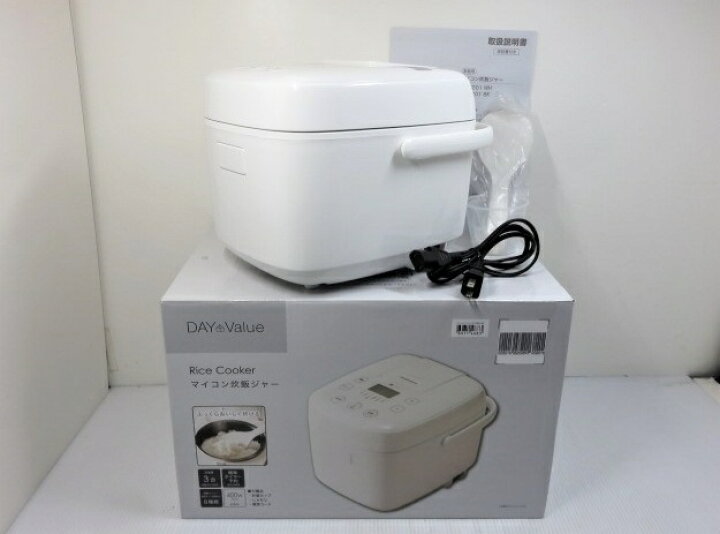 楽天市場】【中古未使用品】 ニトリ マイコン 炊飯器 炊飯ジャー 3合 
