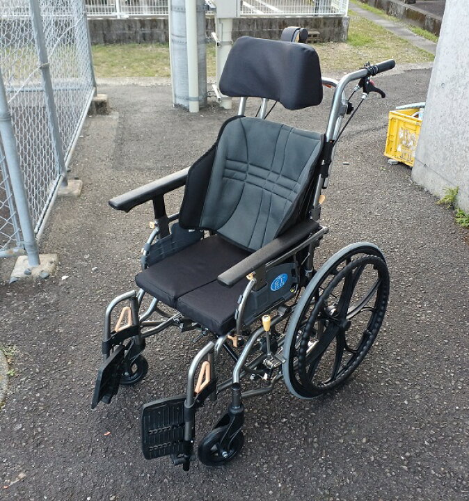 楽天市場】【中古品】日進医療器 アルミ製車いす ティルト式車いす 座 