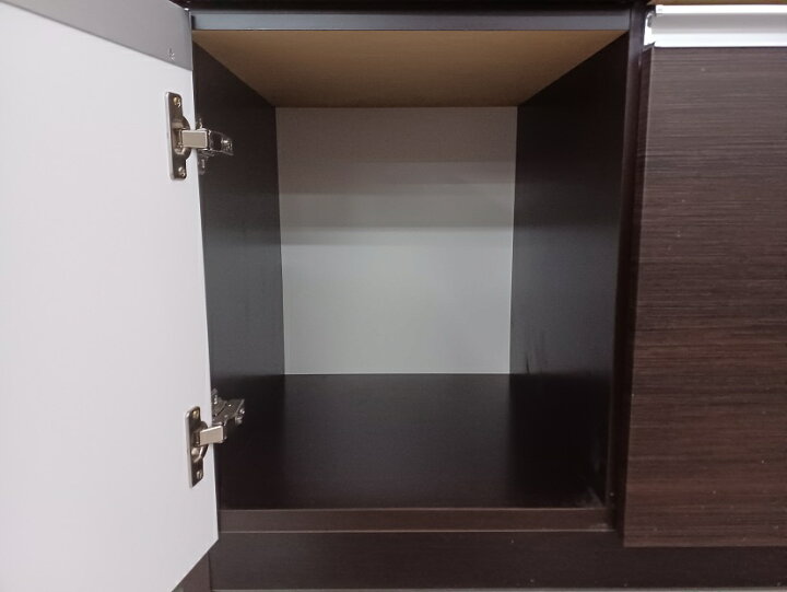 楽天市場】【中古品】松田家具 キッチンボード ライズ 90 レンジ DBR 