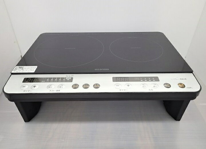 楽天市場】【中古品】 アイリスオーヤマ 2口IHコンロ 脚付き 1400W IHK 