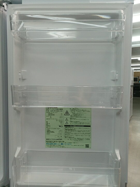 楽天市場】【中古品】TOSHIBA 東芝 ノンフロン冷凍冷蔵庫 GR-R15BS(W 