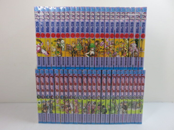 楽天市場】【中古品】ジョジョの奇妙な冒険 104冊セット 1〜7部まで 
