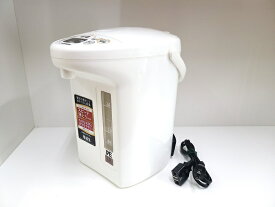 【中古品】 象印 ZOJIRUSHI マイコン 沸とう VE電気まほうびん 優湯生 蒸気セーブ 3.0L CV-TZ30 2019年製 ホワイト ○YR-16557○