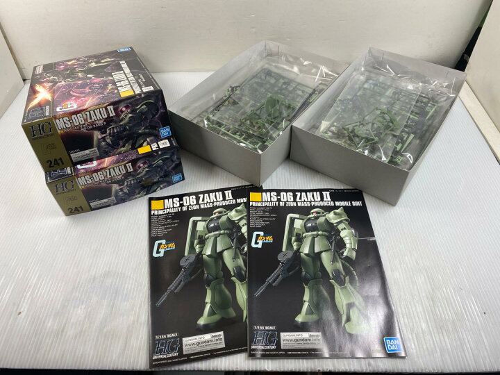 楽天市場】【中古未組立品】ガンプラ HG 6体セット シャア専用ザクII 