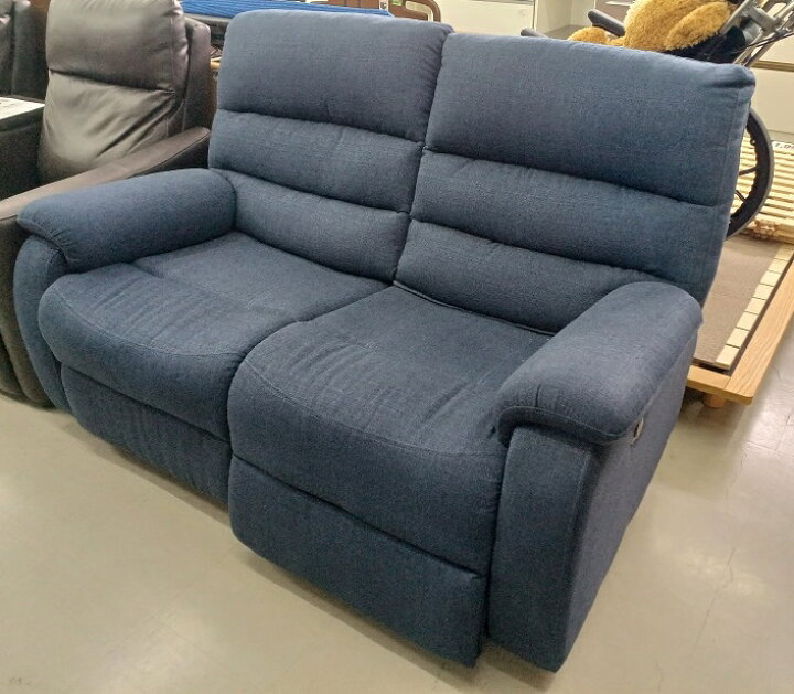 楽天市場】【中古品】ニトリ 2人用電動布張りリクライニングソファ(N  