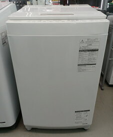 【中古品】TOSHIBA 東芝 全自動洗濯機 ザブーン AW-8D6(W) 洗濯・脱水容量8.0kg 2018年製 グランホワイト ○YR-51292○