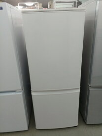 【中古品】MITSUBISHI 三菱電機 ノンフロン冷凍冷蔵庫 MR-P15EG-W 146L 右開き ホワイト系 2021年製 ○YR-51328○