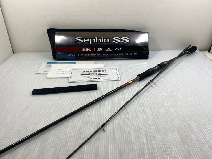 楽天市場】【中古美品】シマノ 23 セフィア SS S86ML エギングロッド 