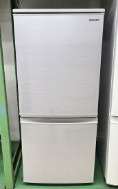 【中古品】 シャープ SHARP 137L ノンフロン冷凍冷蔵庫 2ドア SJ-D14E-S 冷蔵91L 冷凍46L 2019年製 ○YR-16900○