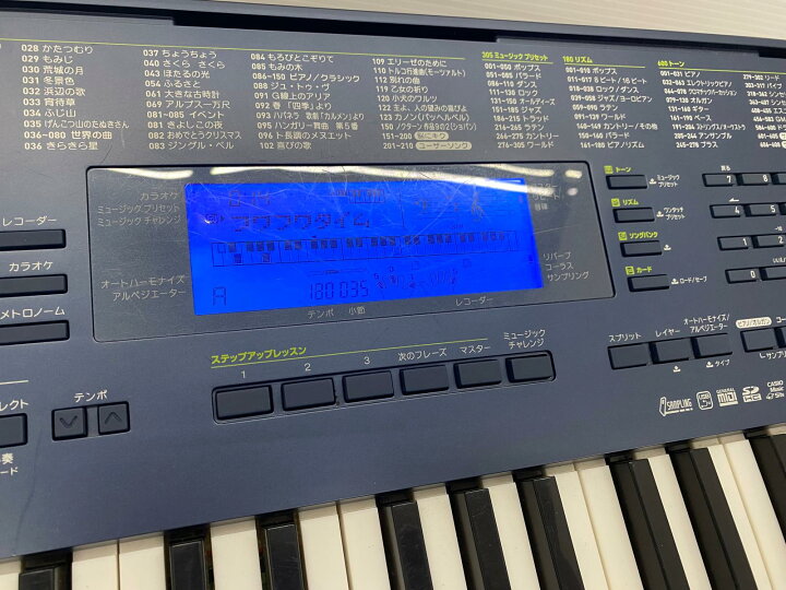 楽天市場】【中古現状品】カシオ 光ナビゲーション電子キーボード LK 