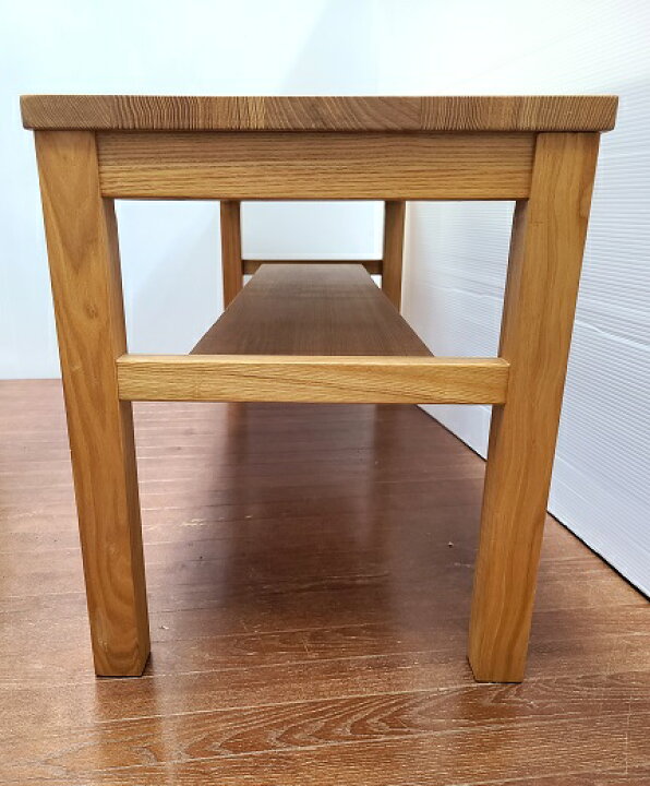 楽天市場】【中古品】 無印良品 天然木 タモ材 ベンチ ○YR-16953 