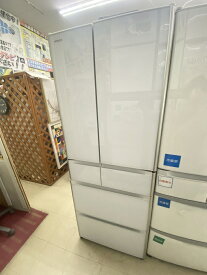 【中古品】日立 19年製 ノンフロン冷凍冷蔵庫 R-XG56J XW 555L ○YR-17012○