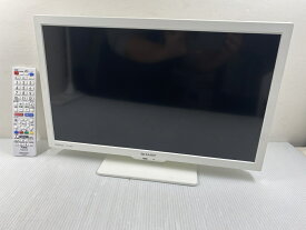 【中古品】シャープ 19型 AQUOS 液晶テレビ 2T-C19DE 2022年製 ホワイト ○YR-17069○