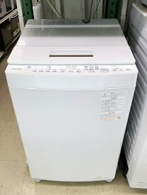 【中古品】 東芝 TOSHIBA 全自動洗濯機 ZABOON ザブーン 洗濯容量8.0kg AW-8DH1(W) 2021年製 グランホワイト ○YR-17200○