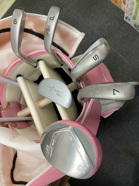 楽天市場】【中古品】ピュアスピン ゴルフクラブセット pure spin Golf