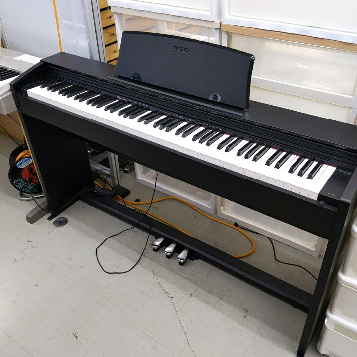 楽天市場】【中古品】CASIO カシオ Privia 電子ピアノ88鍵盤 PX-770BK 