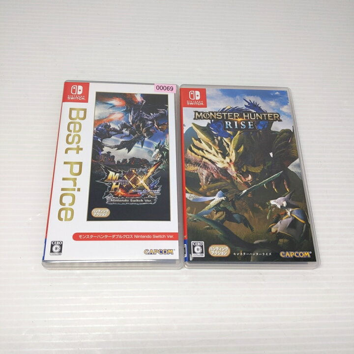 楽天市場】【中古品】Switchモンハンソフト2点セット モンハンライズ+ 
