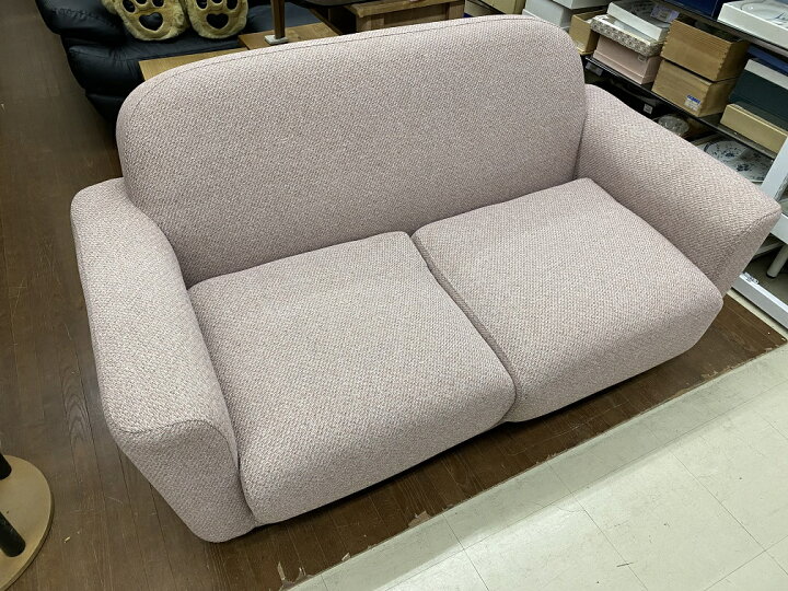 楽天市場】【中古品】フランフラン 2人掛けソファ ヌボラ ピンク 