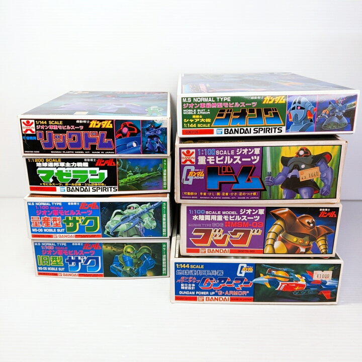 楽天市場】【未使用】ガンプラ旧キット 機動戦士ガンダム8点まとめ売り 