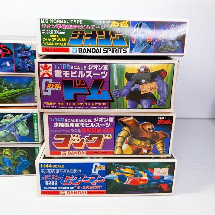 楽天市場】【未使用】ガンプラ旧キット 機動戦士ガンダム8点まとめ売り 
