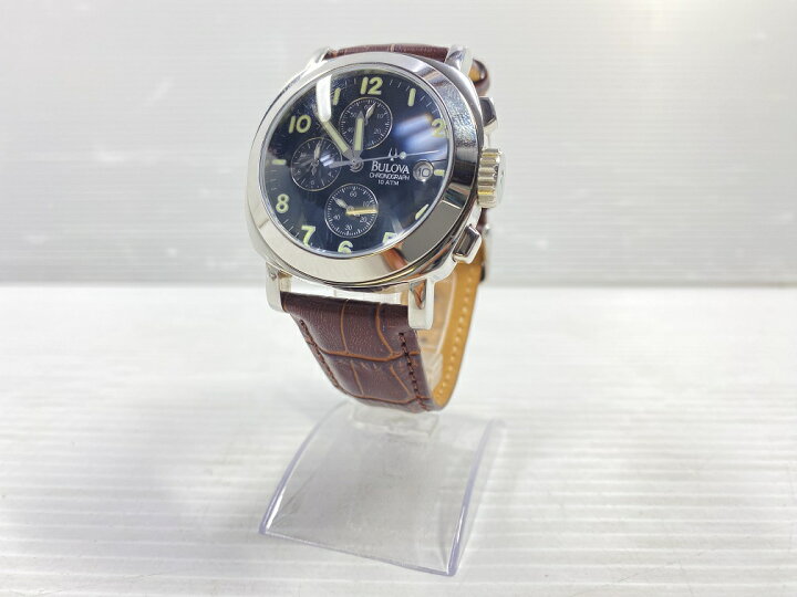 楽天市場】【中古品】ブローバ クロノグラフ 腕時計 クォーツ BVV402 