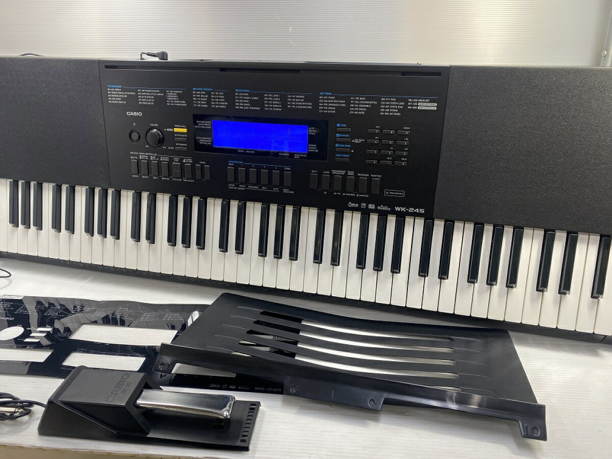 中古】CASIO(カシオ) 76鍵盤 電子キーボード WK-245 [ベーシック]