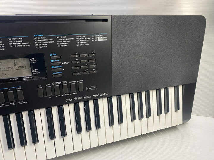 楽天市場】【中古品】CASIO カシオ 電子キーボード WK-245 ベーシック 
