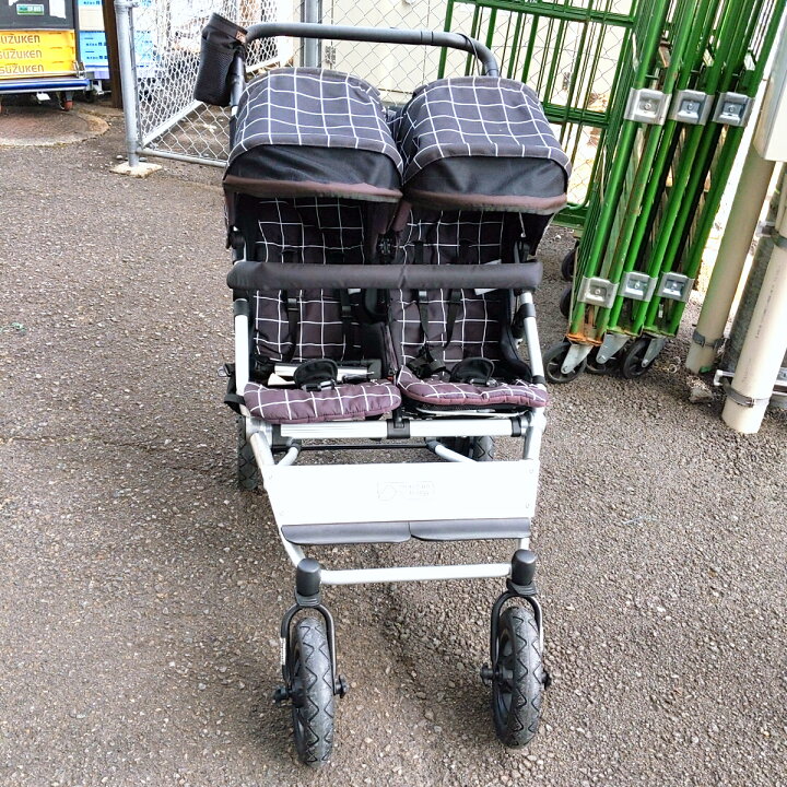 楽天市場】【中古品】マウンテンバギー デュエット 双子ベビーカー 2人 