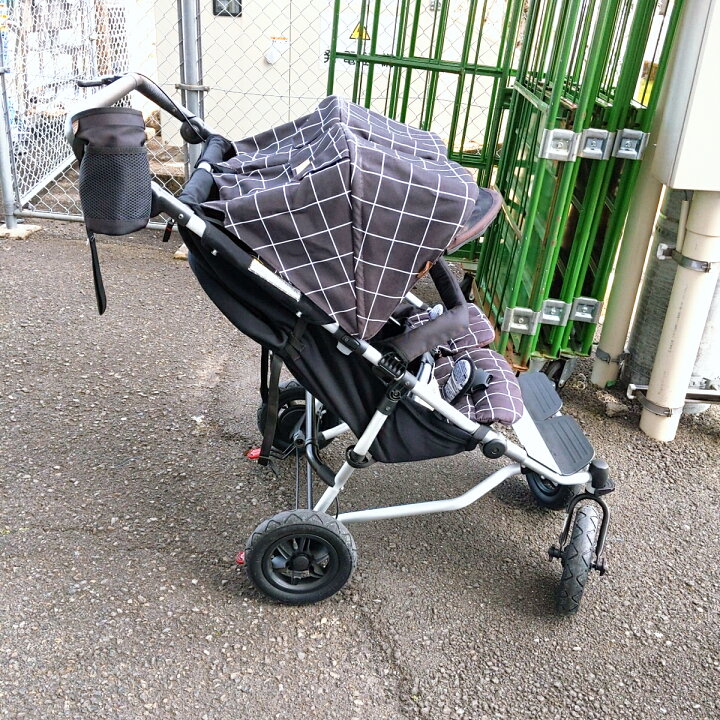 楽天市場】【中古品】マウンテンバギー デュエット 双子ベビーカー 2人 