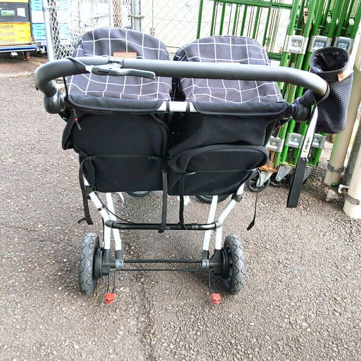 楽天市場】【中古品】マウンテンバギー デュエット 双子ベビーカー 2人 