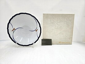 【未使用展示品】 香蘭社 KORANSHA オーキッドレース 大皿 鉢 菓子鉢 ○YR-18860○