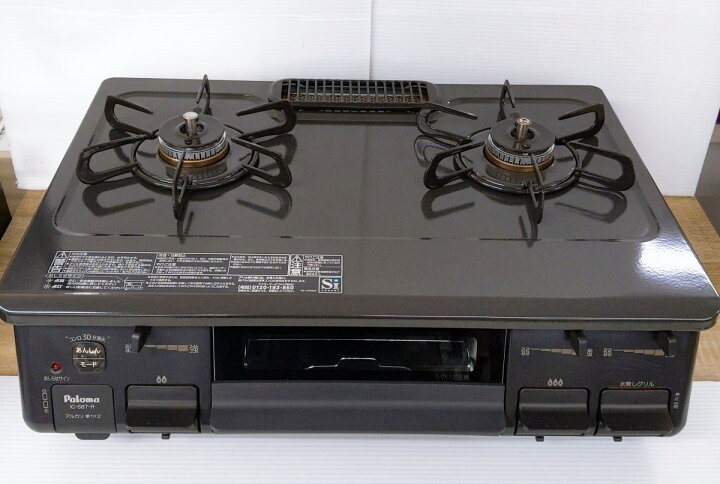 楽天市場】【中古品】パロマ 無し片面焼グリル ガステーブル LPガス用 