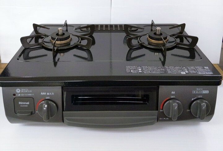 楽天市場】【中古品】リンナイ 水無し片面焼グリル ガステーブル LP 