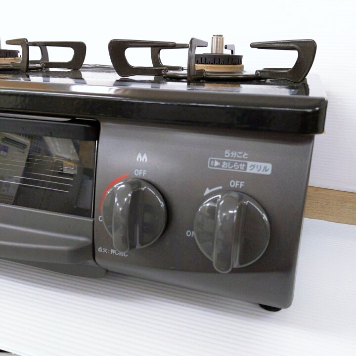 楽天市場】【中古品】リンナイ 水無し片面焼グリル ガステーブル LP 