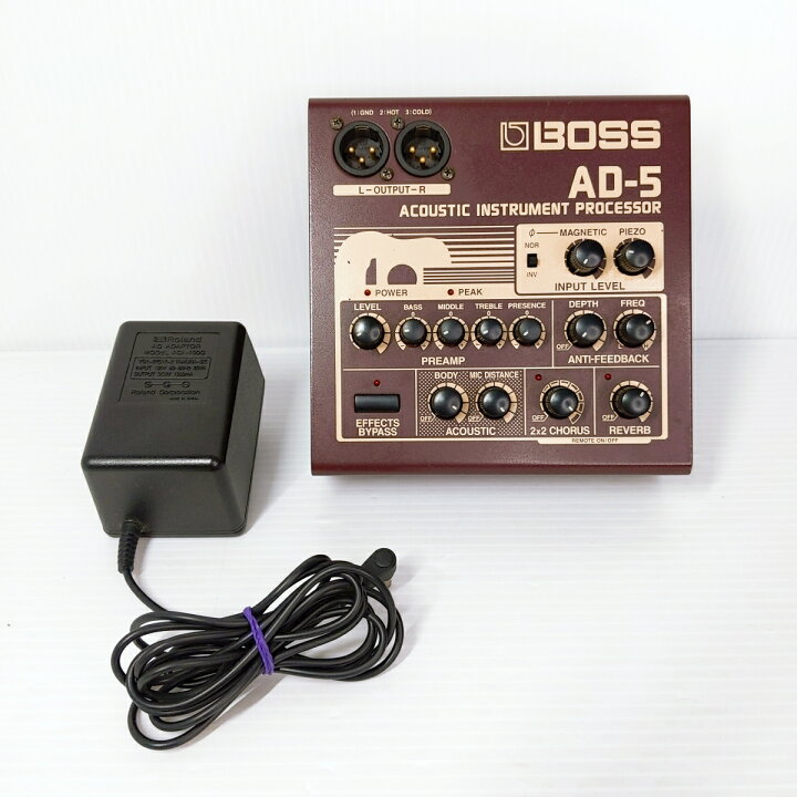 楽天市場】【中古品】BOSS ボス AD-5 Acoustic Instrument Processor 