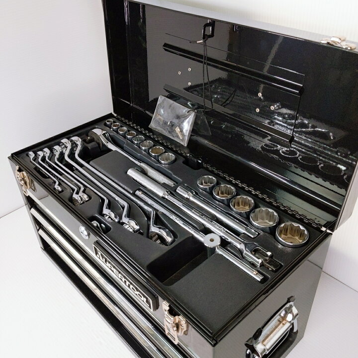 楽天市場】【中古品】スーパーツール プロ用デラックス工具セット 