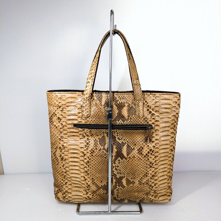 楽天市場】【中古品】JRA公認 パイソン柄トートバッグ〇YR-53459〇 