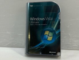 【未開封品】Microsoft Windows Vista Ultimate 現状お渡し○YR-19014○