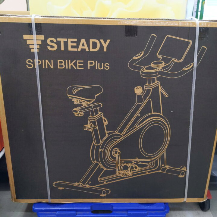 楽天市場】【未開封品】STEADY スピンバイクPlus ST145-B 〇YR-54101〇 