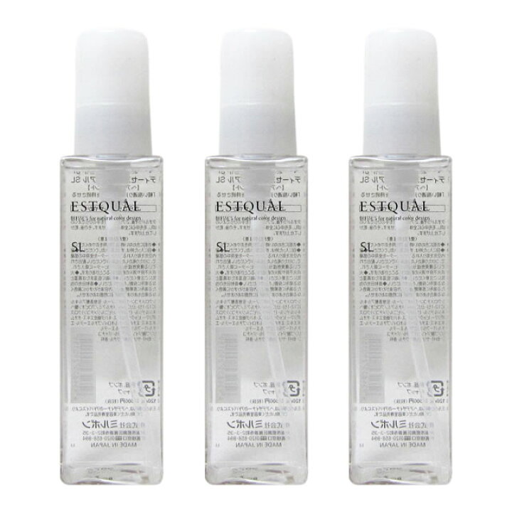 楽天市場】☆ ミルボン ディーセス エストクアル SL 120mL×3本 セット 