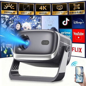 vWFN^[ V䓊e ^ ƒp y { 26000LM X}zƌq 1080P&4KΉ Rt `␳ Px Netflix X} android YouTubeb